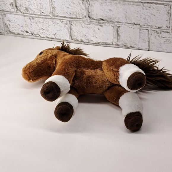 Aurora Brown White 10" Appaloosa Horse Plush Stuffed Animal Pony Spotted - Picture 6 of 7